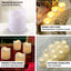 12 - Pack LED Votive Candles Classic White Design - Reusable Flameless Battery Operated Lights - Linen Luxes