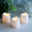 12 - Pack LED Votive Candles Classic White Design - Reusable Flameless Battery Operated Lights - Linen Luxes