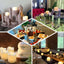 12 - Pack LED Votive Candles Classic White Design - Reusable Flameless Battery Operated Lights - Linen Luxes