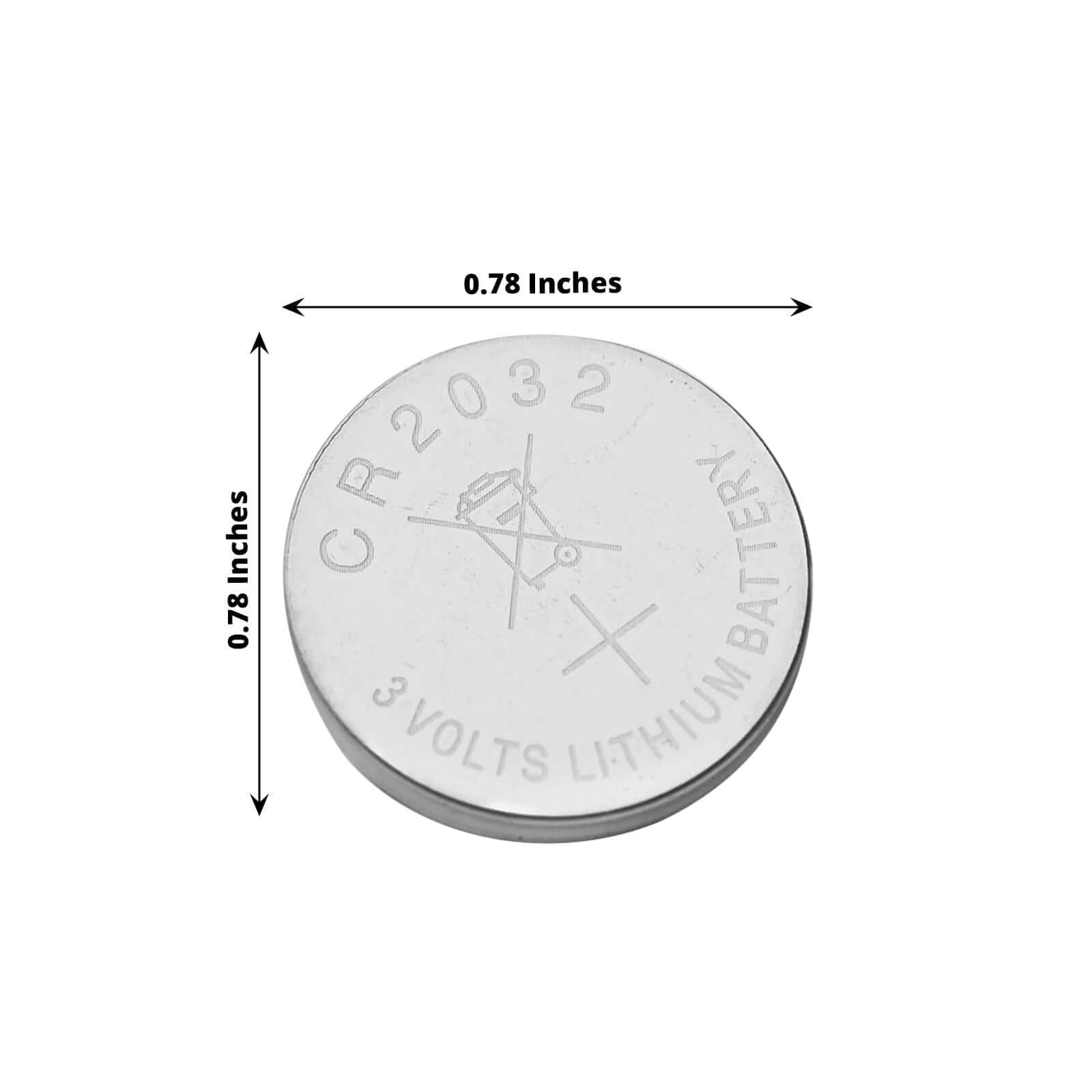 12 - Pack Lithium Coin Batteries CR2032 - 3 Volt Button Cell Design for Multi - Purpose Use - Linen Luxes