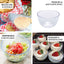 12 - Pack Plastic Mini Snack Bowls Clear - Compact Disposable Bowls for Parties 4oz - Linen Luxes
