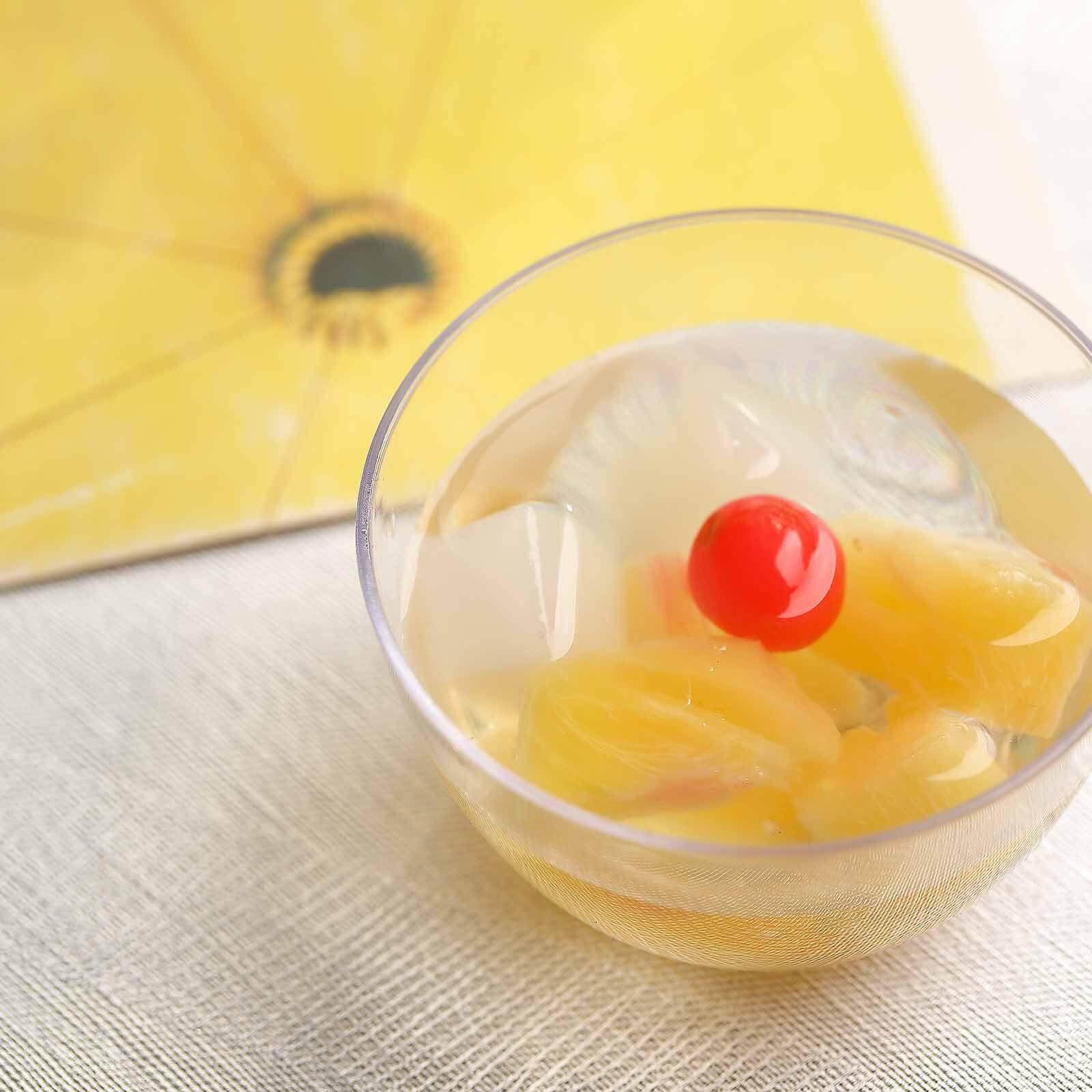 12 - Pack Plastic Mini Snack Bowls Clear - Compact Disposable Bowls for Parties 4oz - Linen Luxes