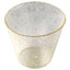 12 - Pack Plastic Party Glasses Gold Glittered - Sparkly Disposable Cups for Events 9oz - Linen Luxes