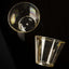 12 - Pack Plastic Party Glasses Gold Glittered - Sparkly Disposable Cups for Events 9oz - Linen Luxes