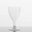 12 - Pack Plastic Wine Glasses Clear Short Hollow Stem - Stylish Disposable Cups for Wine 6oz - Linen Luxes