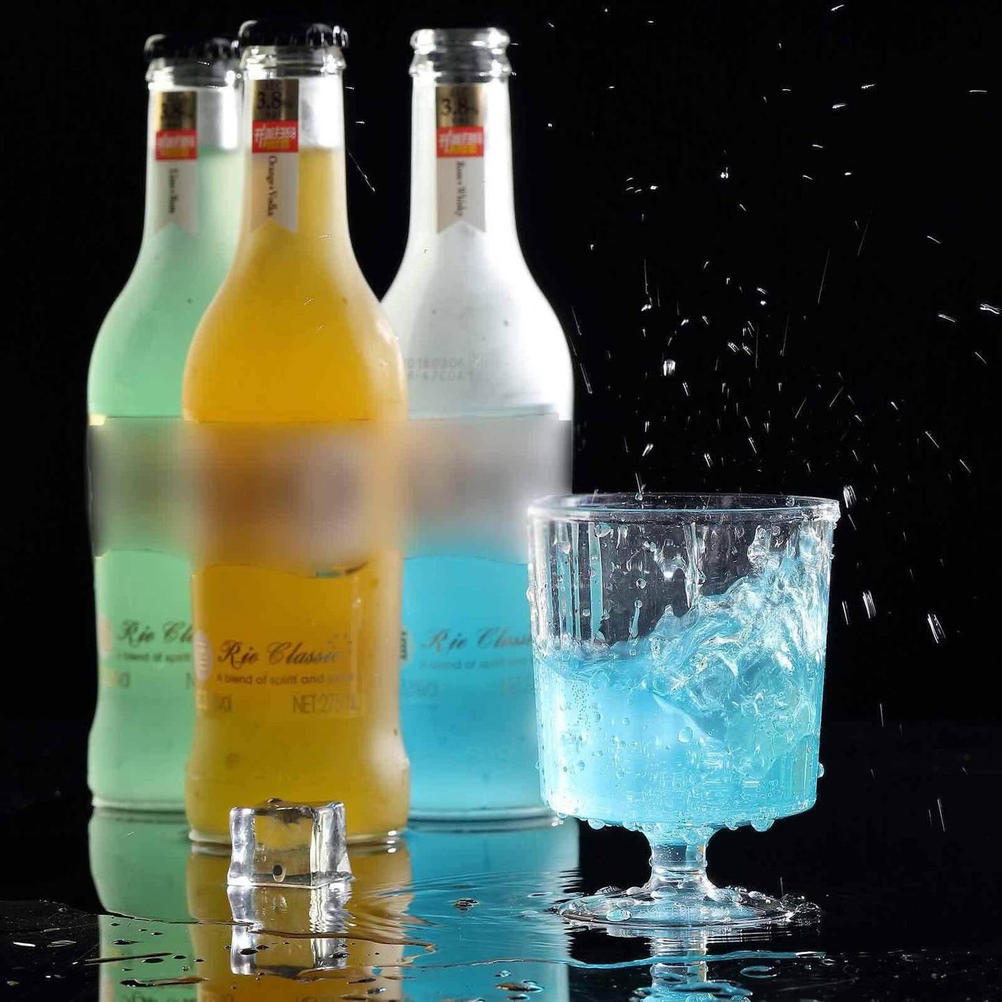 12 - Pack Plastic Wine Glasses Clear Short Stem - Durable Disposable Drinkware for Wine 8oz - Linen Luxes