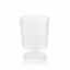 12 - Pack Plastic Wine Glasses Clear Short Stem - Durable Disposable Drinkware for Wine 8oz - Linen Luxes