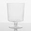 12 - Pack Plastic Wine Glasses Clear Short Stem - Durable Disposable Drinkware for Wine 8oz - Linen Luxes
