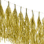 12 Pack Pre - Tied Gold Paper Fringe Tassels With Garland String, Hanging Streamer Banner - Linen Luxes