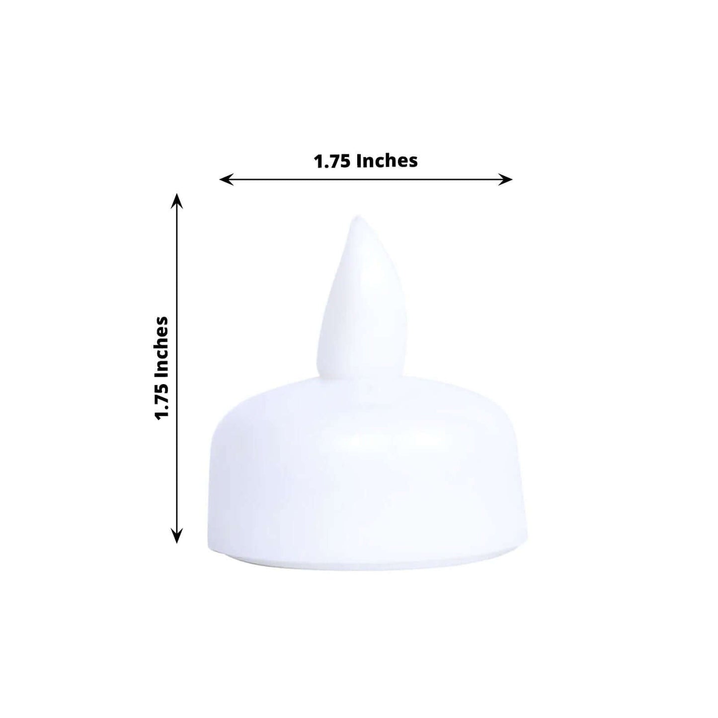 12 - Pack Tealight Candles Flameless Design Cool White - Waterproof Floating LED Lighting - Linen Luxes