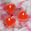 12 - Pack Tealight Candles Heart Shaped Design Red - Valentines Decor for Romantic Settings Mini - Linen Luxes