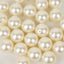 120 - Pack Faux Craft Pearl Beads Ivory - Glossy Beads with Holes for Vase Filler Jewelry Making Bridal Accessories & Event Decor 20mm - Linen Luxes