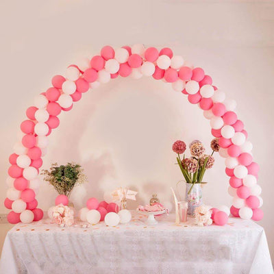 12ft Adjustable DIY Table Top Balloon Arch Stand Kit, Holds Up 100 - 120 Balloons - Linen Luxes