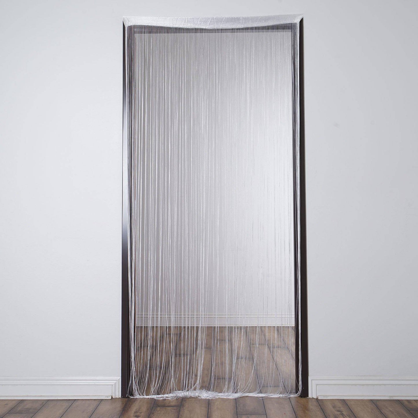 12ft Long White Silk String Tassels Backdrop Party Curtains - Linen Luxes