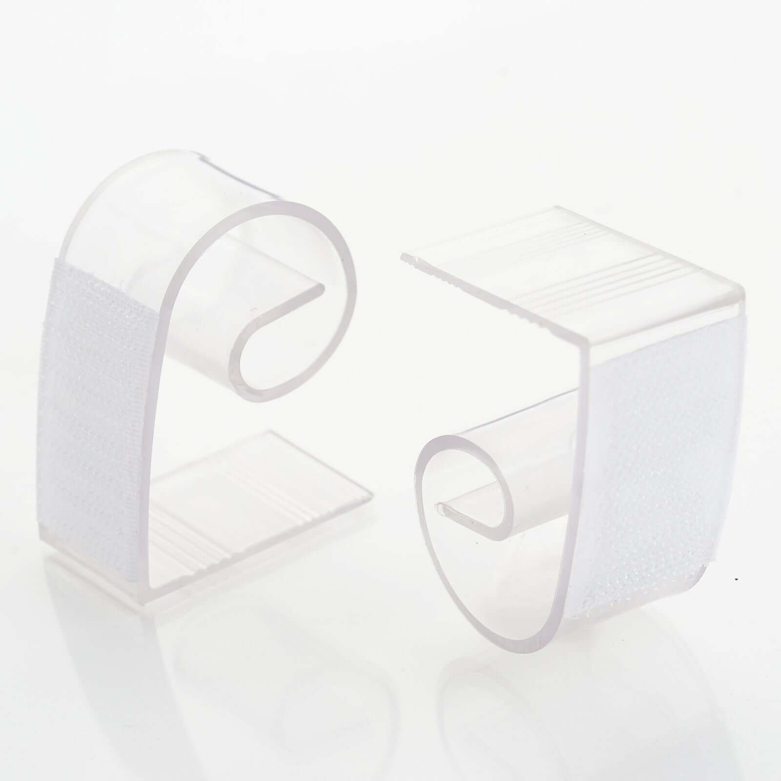 12Pcs 1.2" Adjustable Large Plastic Table Skirt Clips - Linen Luxes