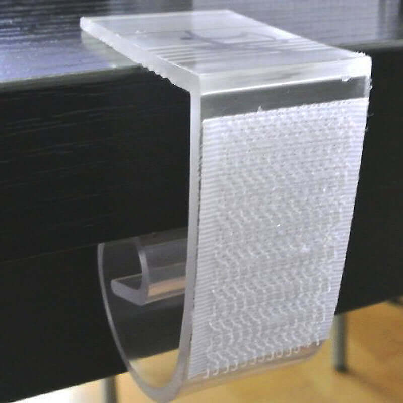 12Pcs 3" Adjustable Large Plastic Table Skirt Clips - Linen Luxes