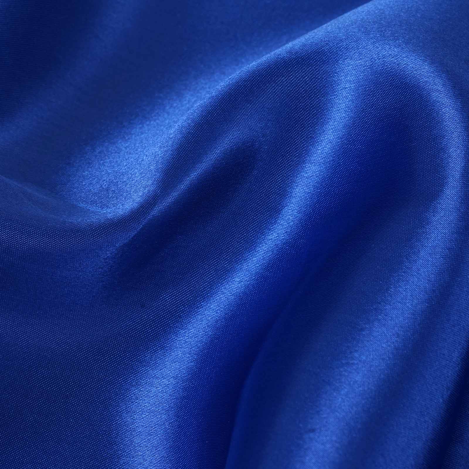 12"x10 Yards Royal Blue Satin Fabric Bolt, DIY Craft Wholesale Fabric - Linen Luxes