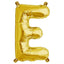 13" Gold Letter & Number Balloons, Shiny Metallic Mylar Foil Alphabet Balloons - Linen Luxes
