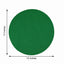 6-Pack Placemats Glitter Design Green Sparkle Round - Non-Slip Decorative Dining Table Mats 13"