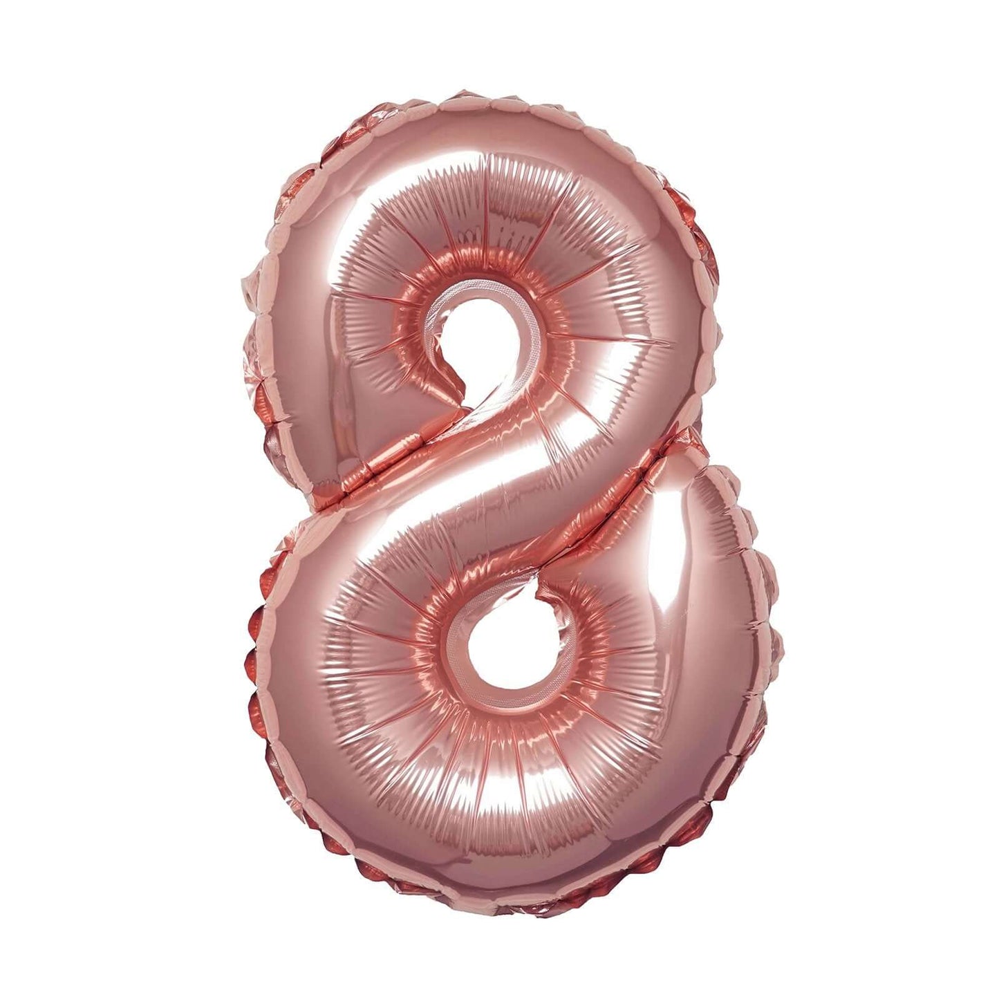 13" Matte Blush Letter and Number Balloons, Mylar Foil Alphabet Balloons - Linen Luxes