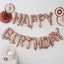 13" Matte Blush Letter and Number Balloons, Mylar Foil Alphabet Balloons - Linen Luxes