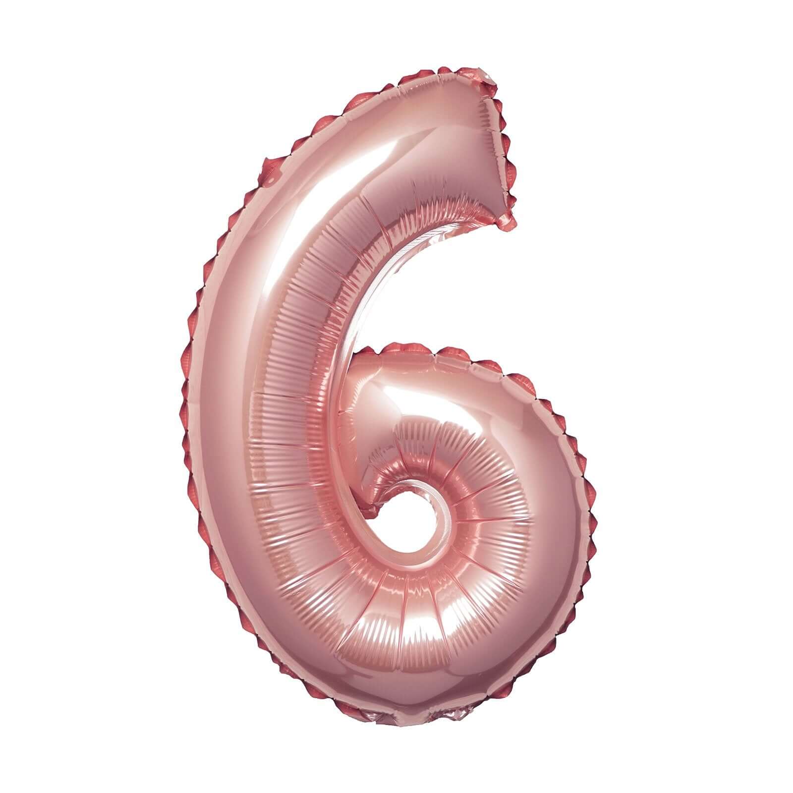 13" Matte Blush Letter and Number Balloons, Mylar Foil Alphabet Balloons - Linen Luxes