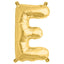 13" Matte Gold Letter and Number Balloons, Mylar Foil Balloons - Linen Luxes