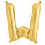 13" Matte Gold Letter and Number Balloons, Mylar Foil Balloons - Linen Luxes