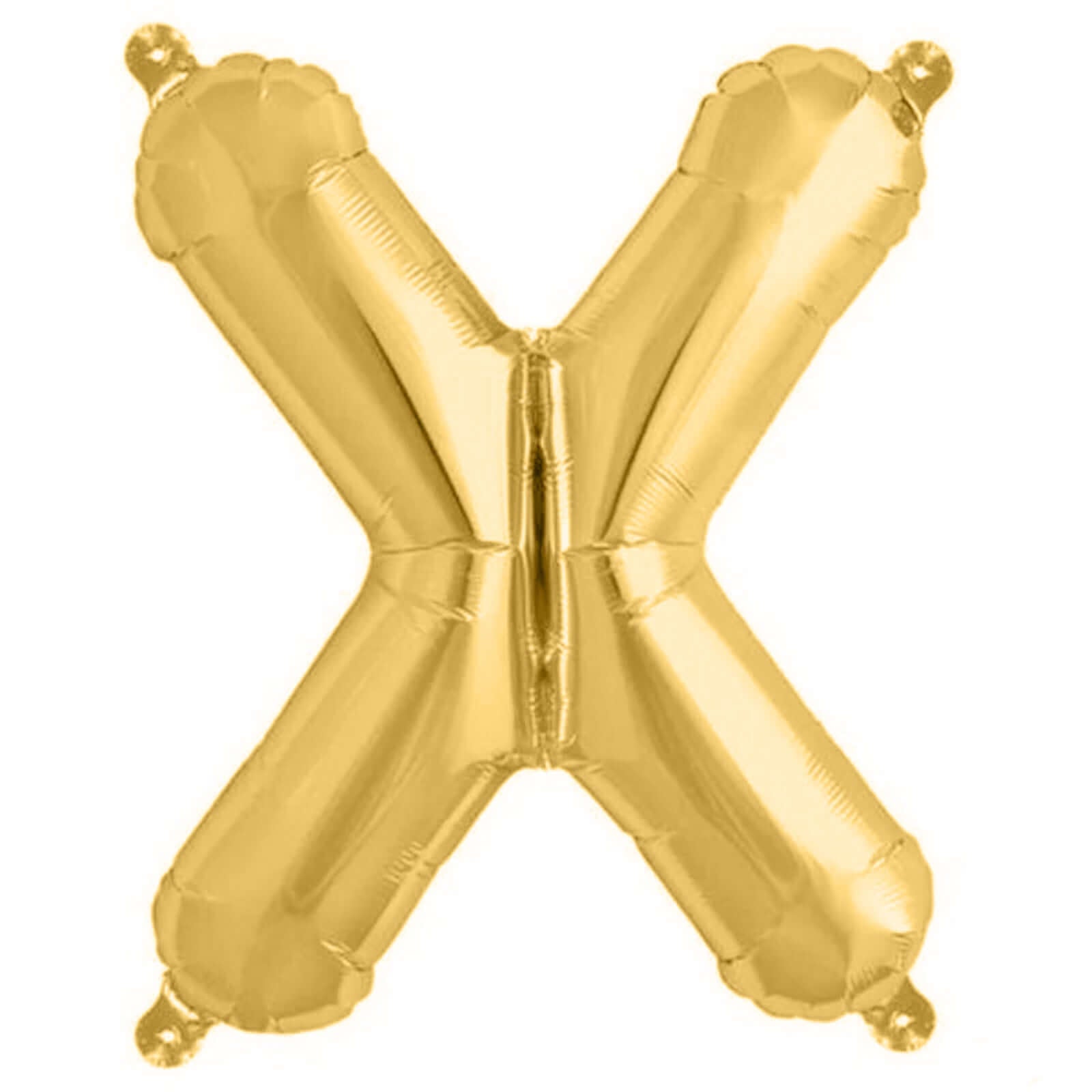 13" Matte Gold Letter and Number Balloons, Mylar Foil Balloons - Linen Luxes