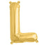 13" Matte Gold Letter and Number Balloons, Mylar Foil Balloons - Linen Luxes