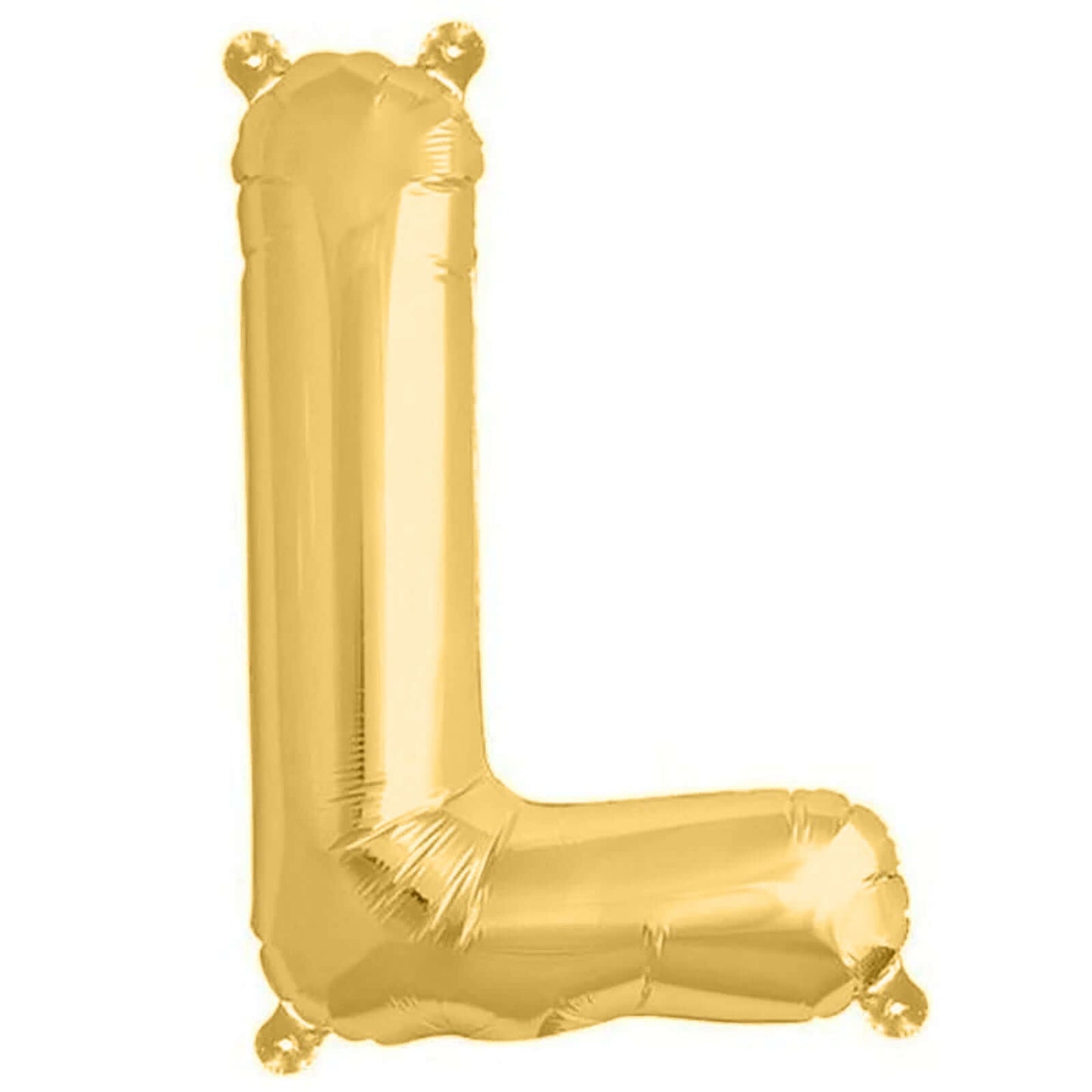 13" Matte Gold Letter and Number Balloons, Mylar Foil Balloons - Linen Luxes