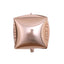 14" 4D Rose Gold Cube Shaped Mylar Foil Helium Air Balloons - Linen Luxes
