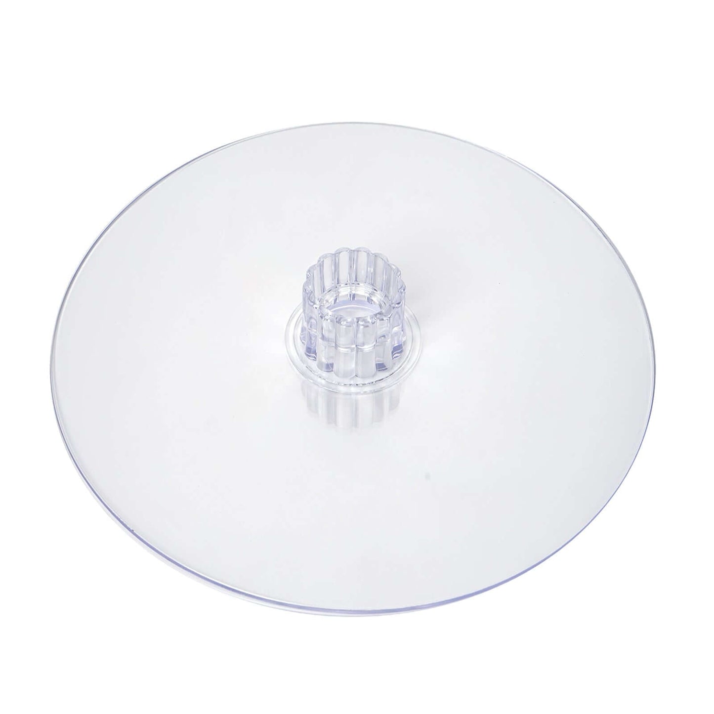 14" Round Clear Acrylic Cake and Cupcake Display Stand Plates, DIY - Linen Luxes
