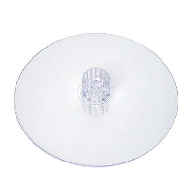 14" Round Clear Acrylic Cake and Cupcake Display Stand Plates, DIY - Linen Luxes