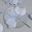 144 Light Blue Burning Passion Leaves - Linen Luxes