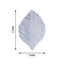 144 Light Blue Burning Passion Leaves - Linen Luxes