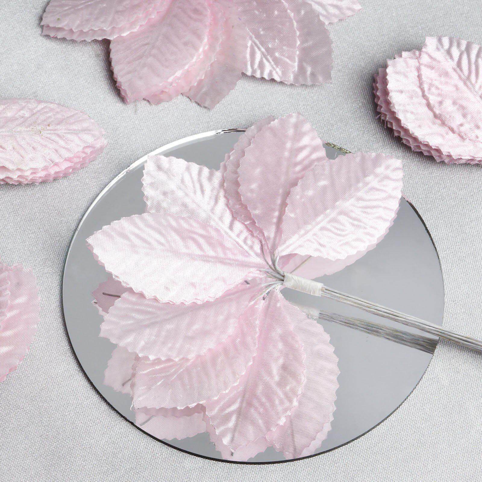 144 Pink Burning Passion Leaves - Linen Luxes