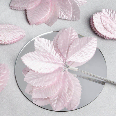 144 Pink Burning Passion Leaves - Linen Luxes