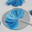 144 Turquoise Burning Passion Leaves - Linen Luxes