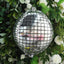 15" Mirrored Silver Disco Ball Mylar Reusable Foil Helium Air Balloon - Linen Luxes