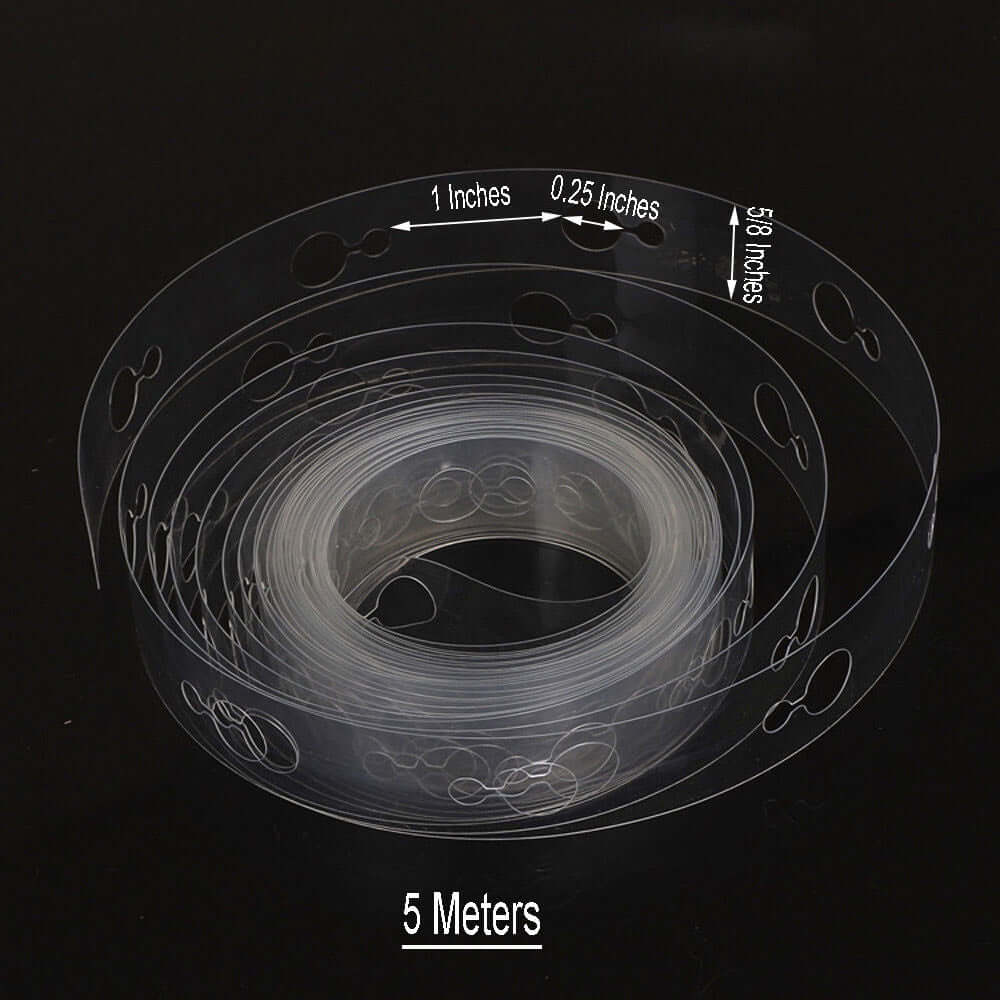 16ft Long Balloon Decorating Strip Tape, Balloon Garland Clip Holder - Linen Luxes