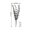 30 Stems 17" Frosted Green Artificial Eucalyptus Sprays, Faux Plants