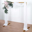 18ft White Sheer Organza Wedding Arch Drapery Fabric, Window Scarf Valance