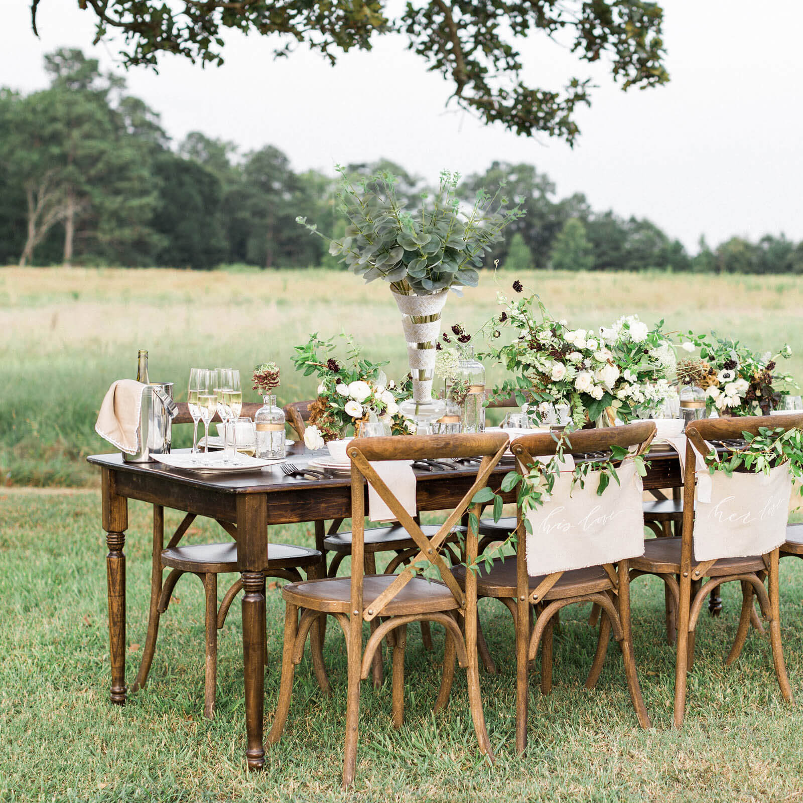 2 Bushes 19" Frosted Green Artificial Eucalyptus Branch Bouquet Plants - Linen Luxes