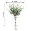 2 Bushes 19" Frosted Green Artificial Eucalyptus Branch Bouquet Plants - Linen Luxes