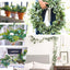 2 Bushes 19" Light Green Artificial Eucalyptus Branch Bouquet Plants - Linen Luxes