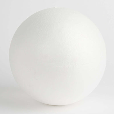 2 Pack 10â€ White StyroFoam Foam Balls For Arts, Crafts and DIY - Linen Luxes