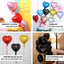 2 Pack 15" 4D Metallic Red Heart Mylar Foil Helium or Air Balloons - Linen Luxes