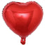 2 Pack 15" 4D Metallic Red Heart Mylar Foil Helium or Air Balloons - Linen Luxes