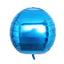 2 Pack 18" 4D Royal Blue Sphere Mylar Foil Helium or Air Balloons - Linen Luxes